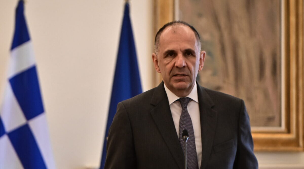 [379349] ΣΥΝΑΝΤΗΣΗ ΤΟΥ ΥΠΟΥΡΓΟΥ ΕΞΩΤΕΡΙΚΩΝ ΓΙΩΡΓΟΥ ΓΕΡΑΠΕΤΡΙΤΗ ΜΕ ΤΟΝ ΥΠΟΥΡΓΟ ΕΞΩΤΕΡΙΚΩΝ ΚΑΙ ΕΞΩΤΕΡΙΚΟΥ ΕΜΠΟΡΙΟΥ ΤΗΣ ΒΟΡΕΙΑΣ ΜΑΚΕΔΟΝΙΑΣ TIMCHO MUCUNSKI  (ΚΩΣΤΑΣ ΤΖΟΥΜΑΣ/EUROKINISSI)