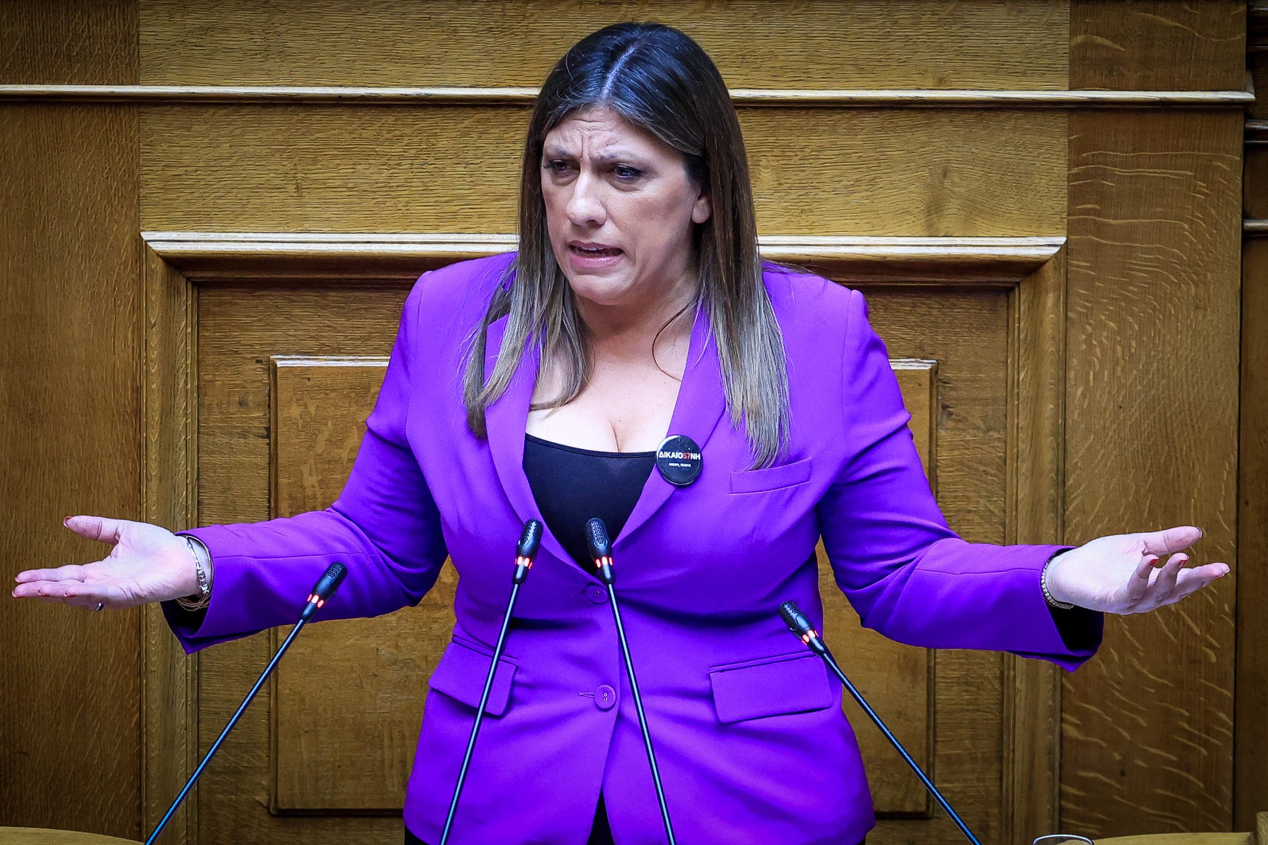 ΚΩΝΣΤΑΝΤΟΠΟΥΛΟΥ ΖΩΗ ΠΛΕΥΣΗ ΕΛΕΥΘΕΡΙΑΣ ΣΥΖΗΤΗΣΗ ΣΤΗΝ ΟΛΟΜΕΛΕΙΑ ΤΗΣ ΒΟΥΛΗΣ ΝΟΜΟΣΧΕΔΙΟΥ ΤΟΥ ΥΠΟΥΡΓΕΙΟΥ ΥΠΟΔΟΜΩΝ ΚΑΙ ΜΕΤΑΦΟΡΩΝ    (ΓΙΩΡΓΟΣ ΚΟΝΤΑΡΙΝΗΣ/EUROKINISSI)