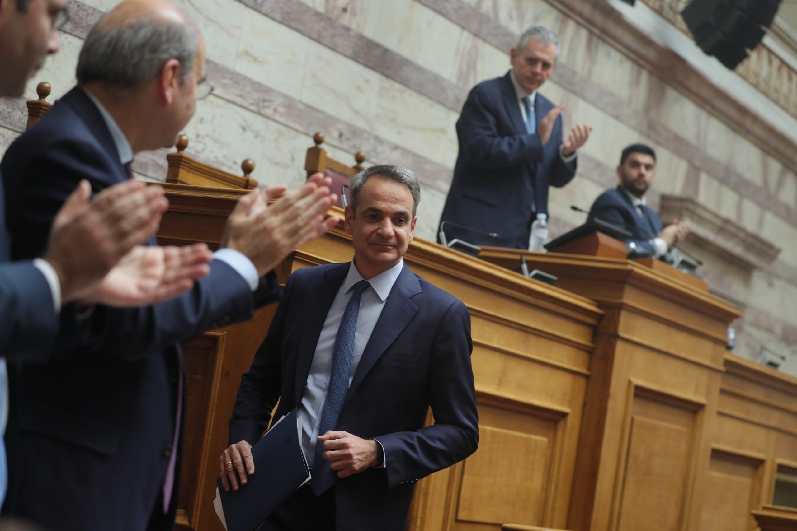 [382954] ΣΥΝΕΔΡΙΑΣΗ ΤΗΣ ΚΟΙΝΟΒΟΥΛΕΥΤΙΚΗΣ ΟΜΑΔΑΣ ΤΗΣ ΝΕΑΣ ΔΗΜΟΚΡΑΤΙΑΣ  (ΣΩΤΗΡΗΣ ΔΗΜΗΤΡΟΠΟΥΛΟΣ/EUROKINISSI)