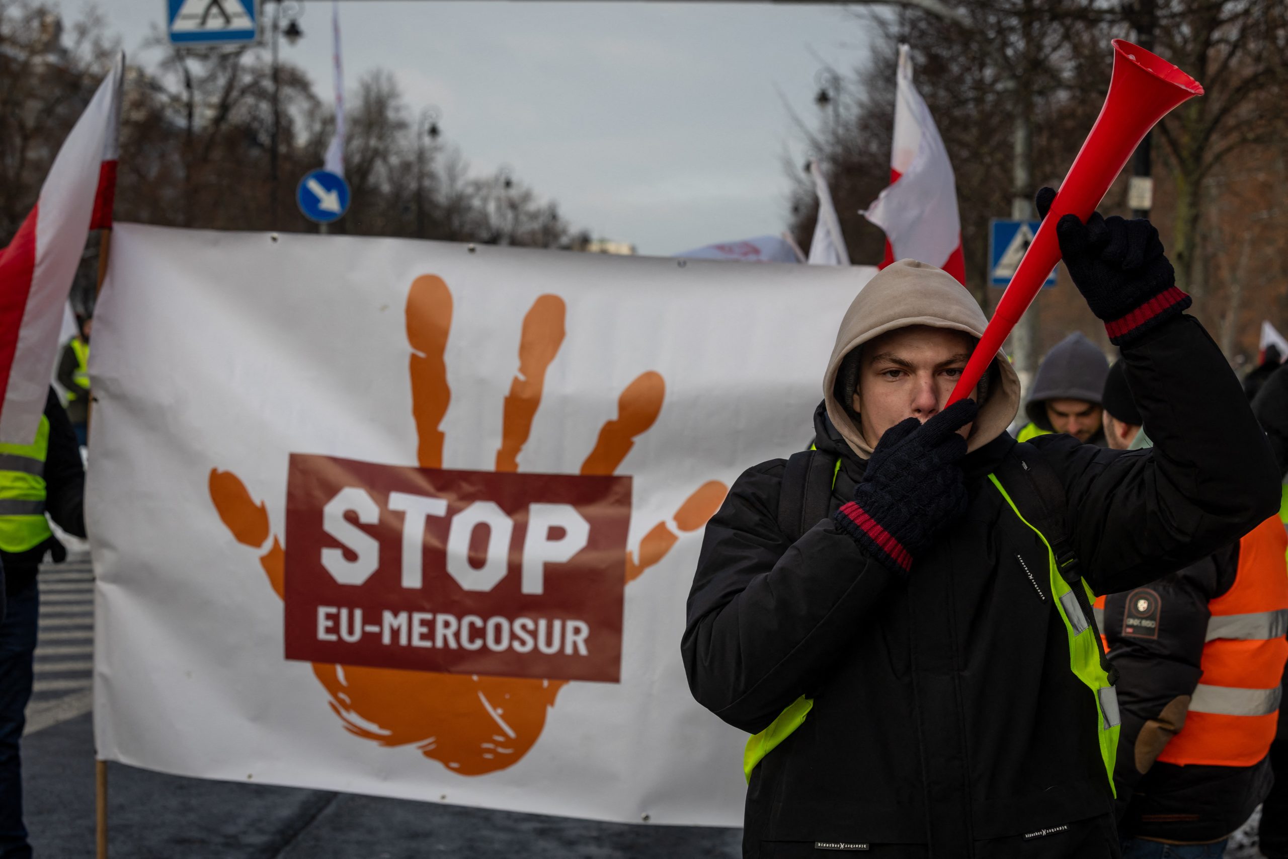 POLAND-POLITICS-DEMO-AGRICULTURE-TRADE