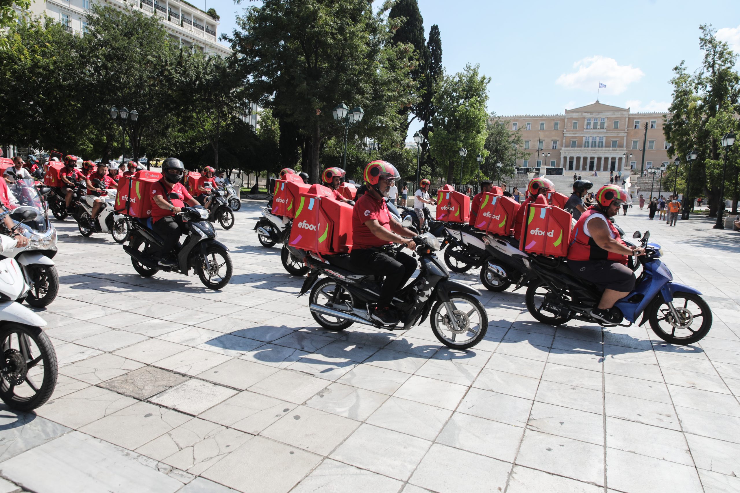 ΜΟΤΟΠΟΡΕΙΑ ΔΙΑΜΑΡΤΥΡΙΑΣ ΕΡΓΑΖΟΜΕΝΩΝ ΝΤΕΛΙΒΕΡΙ(ΓΙΑΝΝΗΣ ΠΑΝΑΓΟΠΟΥΛΟΣ/EUROKINISSI)