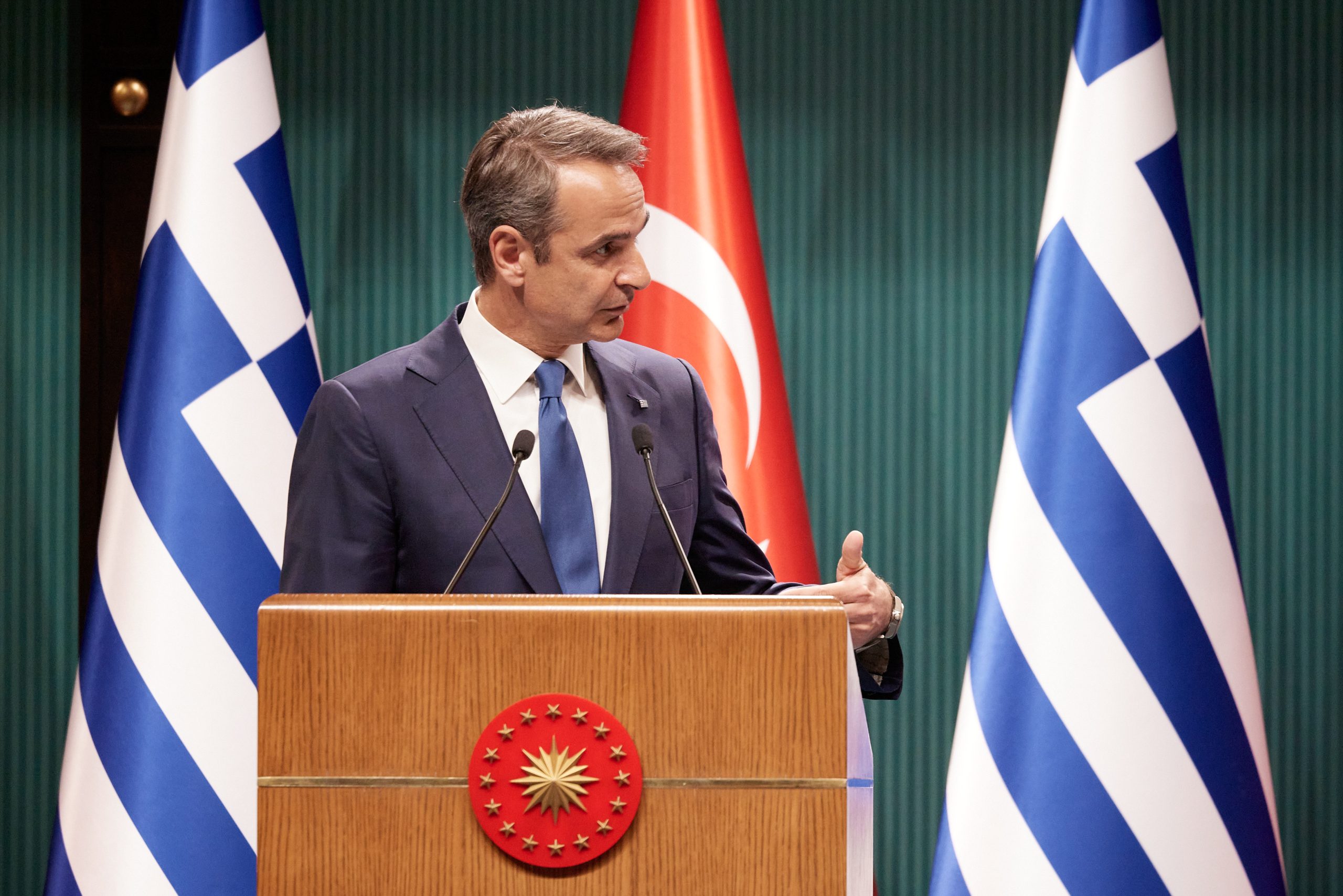 [369491] ΣΥΝΑΝΤΗΣΗ, ΣΤΗΝ ΑΓΚΥΡΑ, ΤΟΥ ΠΡΩΘΥΠΟΥΡΓΟΥ ΚΥΡΙΑΚΟΥ ΜΗΤΣΟΤΑΚΗ ΜΕ ΤΟΝ ΠΡΟΕΔΡΟ ΤΗΣ ΤΟΥΡΚΙΑΣ ΡΕΤΖΕΠ ΤΑΓΙΠ ΕΡΝΤΟΓΑΝ (ΔΗΜΗΤΡΗΣ ΠΑΠΑΜΗΤΣΟΣ/ΓΡΑΦΕΙΟ ΤΥΠΟΥ ΠΡΩΘΥΠΟΥΡΓΟΥ/EUROKINISSI)