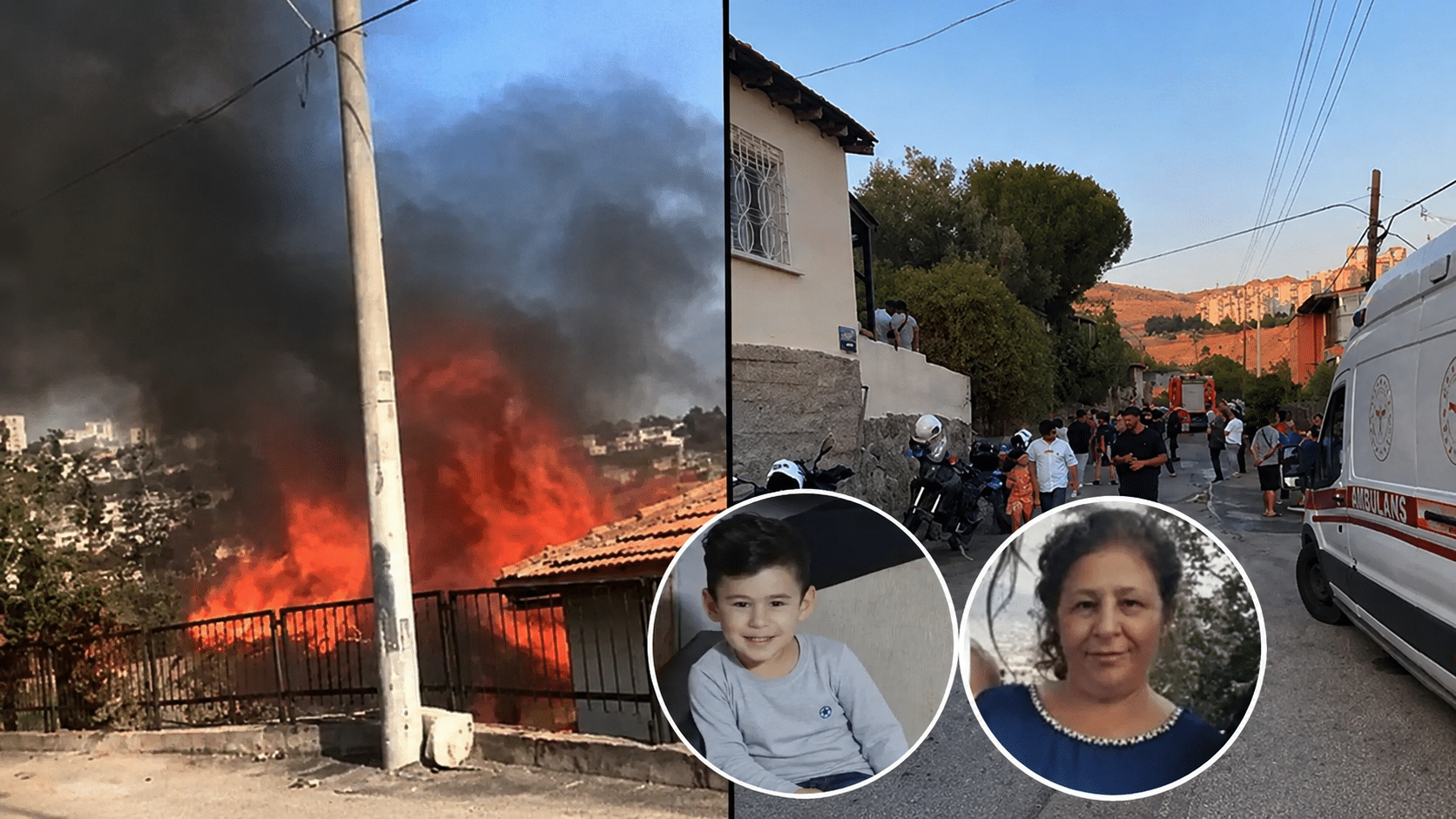 Τουρκία: Γιαγιά πέθανε αγκαλιά με τον 4χρονο εγγονό της στο σπίτι του που είχε πιάσει φωτιά - Έσωσε πρώτα το άλλο εγγονάκι της 4 anneanne ve torunu yanginda oldu
