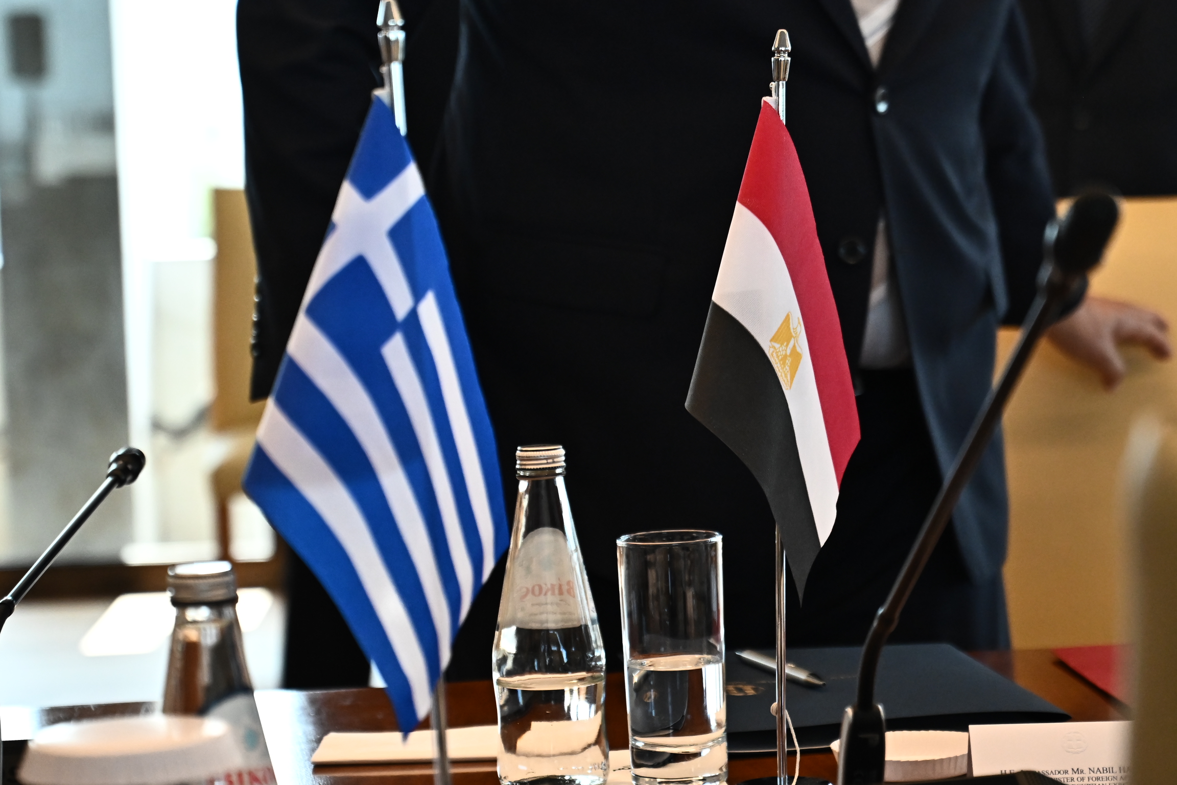 [378339] ΤΡΙΜΕΡΗΣ ΣΥΝΑΝΤΗΣΗ ΕΛΛΑΔΑΣ - ΚΥΠΡΟΥ - ΑΙΓΥΠΤΟΥ ΓΙΑ ΘΕΜΑΤΑ ΔΙΑΣΠΟΡΑΣ   (ΚΩΣΤΑΣ ΤΖΟΥΜΑΣ/EUROKINISSI)